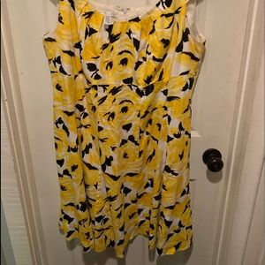 Yellow flower dress
